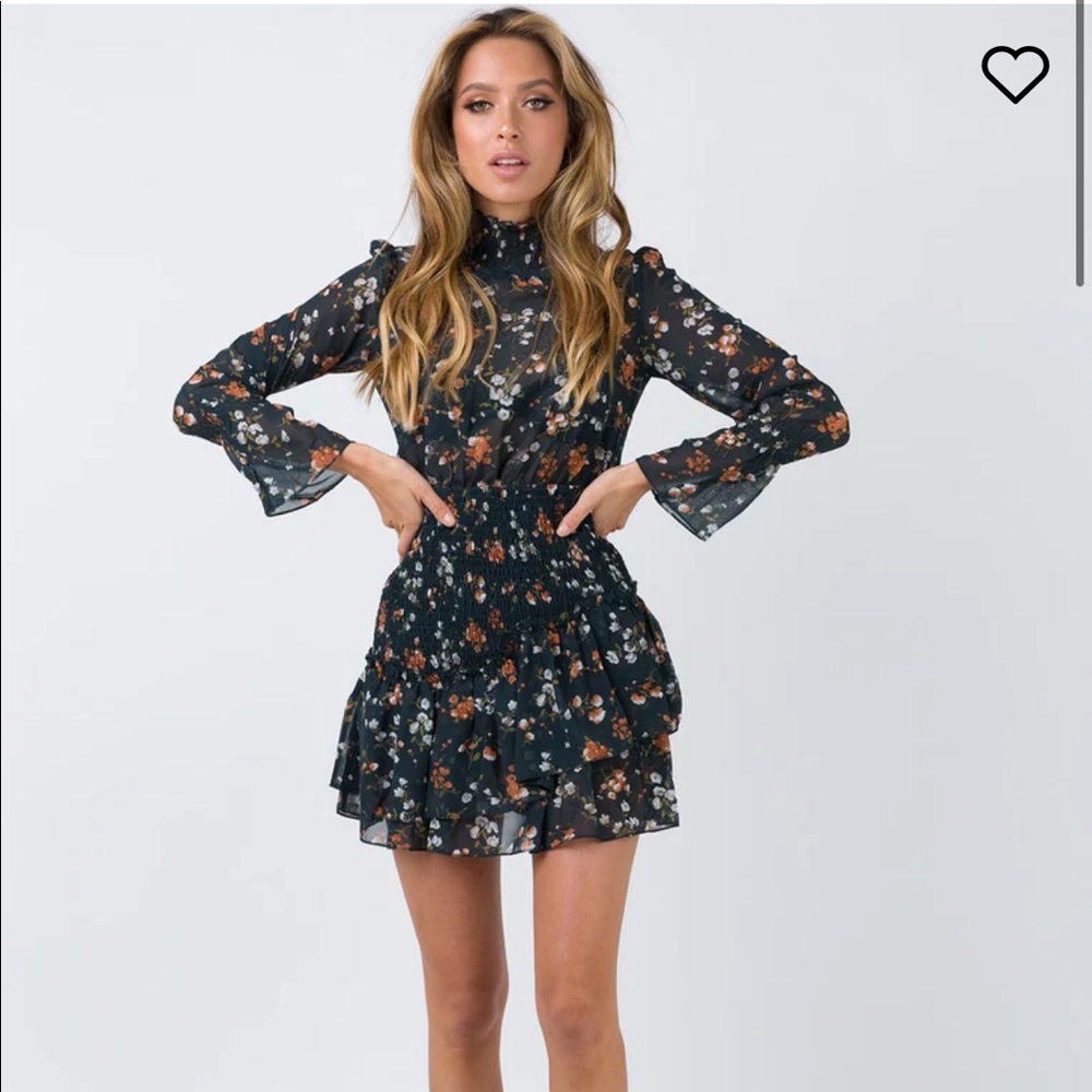 princess polly evening bloom mini dress nwt